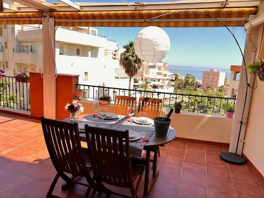 Lägenhet Benalmadena Costa Malaga Apartamento Muy Acogedor Con Vistas Al Mar Terraza Gigante Para Verano E Invierno Parking Spanien