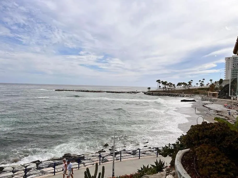 Benalmadena Costa Malaga Apartamento Muy Acogedor Con Vistas Al Mar Terraza Gigante Para Verano E Invierno Parking Lägenhet