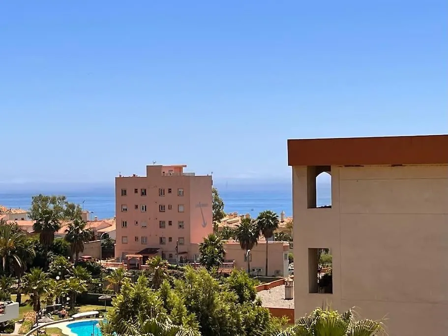 Benalmadena Costa Malaga Apartamento Muy Acogedor Con Vistas Al Mar Terraza Gigante Para Verano E Invierno Parking